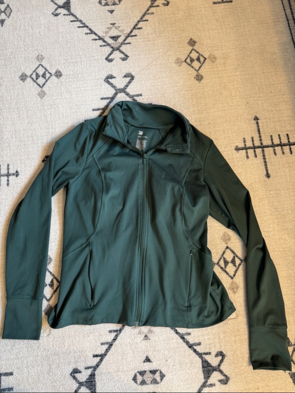 Women's all in motion Forest Green Full-Zip Active Jacket